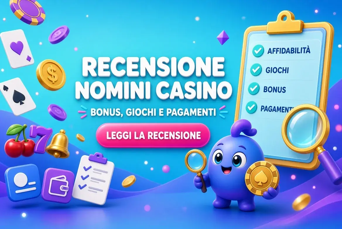 Recensione Nomini Casino: lista di controllo con affidabilità, giochi, bonus e pagamenti